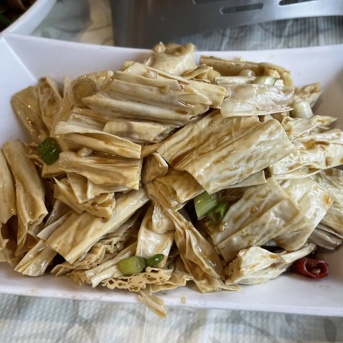 mixed dried bean curd sticks 热拌腐竹